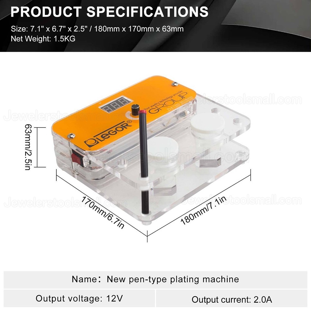 Jewelry Electroplating Machine Gold-plated Pen Brush Plating Machine Partial Electroplating Jewelry Equipment